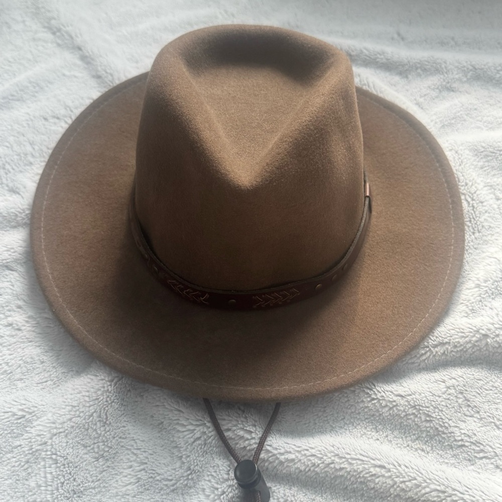 Dorfman‎ Pacific Wool Felt Outback Hat Small Brown USA Made Western Fedora